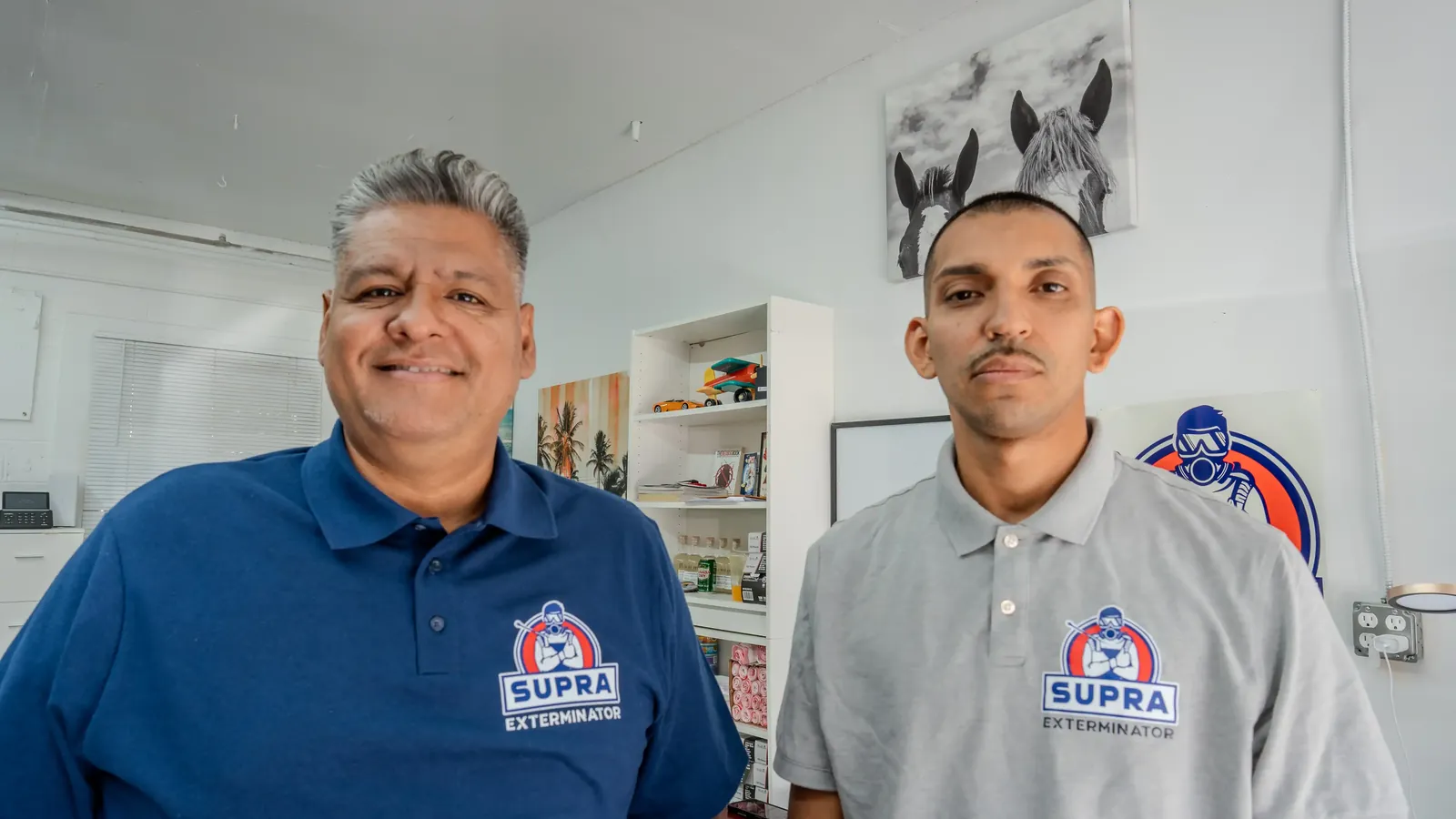 The owners of Supra Exterminator, a family-owned pest and wildlife control company in Huntington Station, Long Island